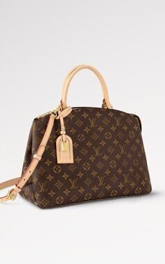 Louis Vuitton Grand Palais Monogram Leather Crossbody Satchel Bag